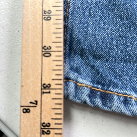 Levis 505 Jeans Mens 48 X 32 Straight Leg Big & Tall Blue Denim - Picture 13 of 13